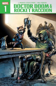 Many have sought the meaning of the universe, but only two have the ability to find the actual answer.  Your Major Spoilers review of Doctor Doom and Rocket Raccoon #1 awaits!