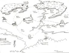 Critical Hit #10: The Exilarchy of Cogs 1 Map of Mining Country by SaintCaveman