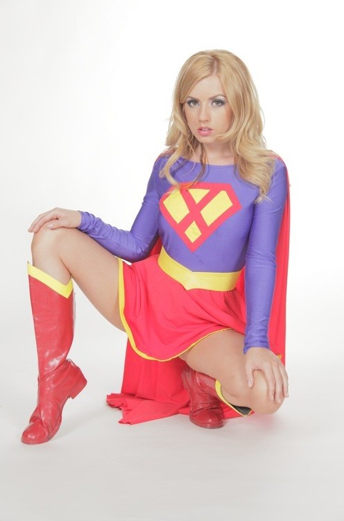 Lexi Belle as Supergirl.