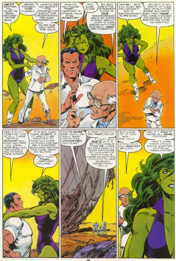 Retro Review Marvel Graphic Novel The Sensational She Hulk Major Spoilers