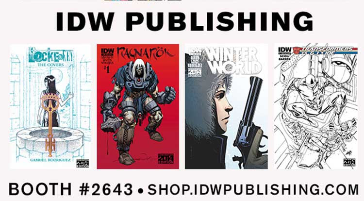 Sdcc 14 Idw Publishing Announces Exclusives And Convention Debuts — Major Spoilers — Comic Book