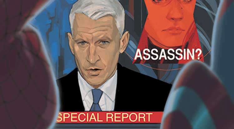 Anderson Cooper to appear in Black Widow #12 — Major Spoilers — Comic ...