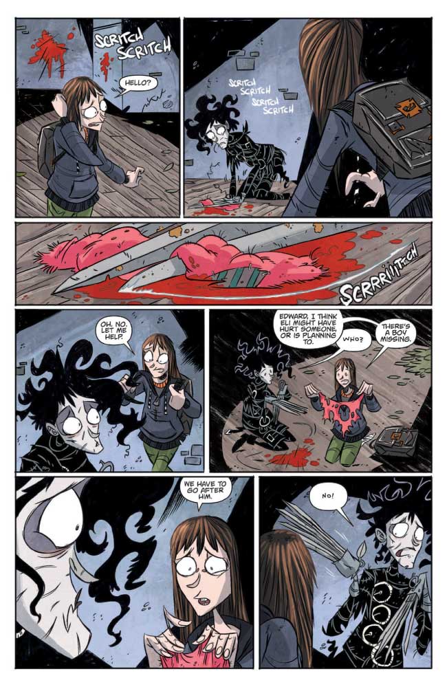 SNEAK PEEK: Edward Scissorhands #4 — Major Spoilers — Comic Book ...