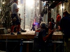 Look behind the scenes on The Force Awakens 1 The Force Awakens Mindel Instagram