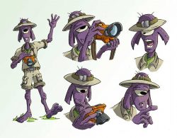 Rosco Alien Wildlife Photographer Rosco Sketches 1