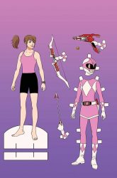 BOOM GoGoPowerRangers 005 E PaperDollVariantCover