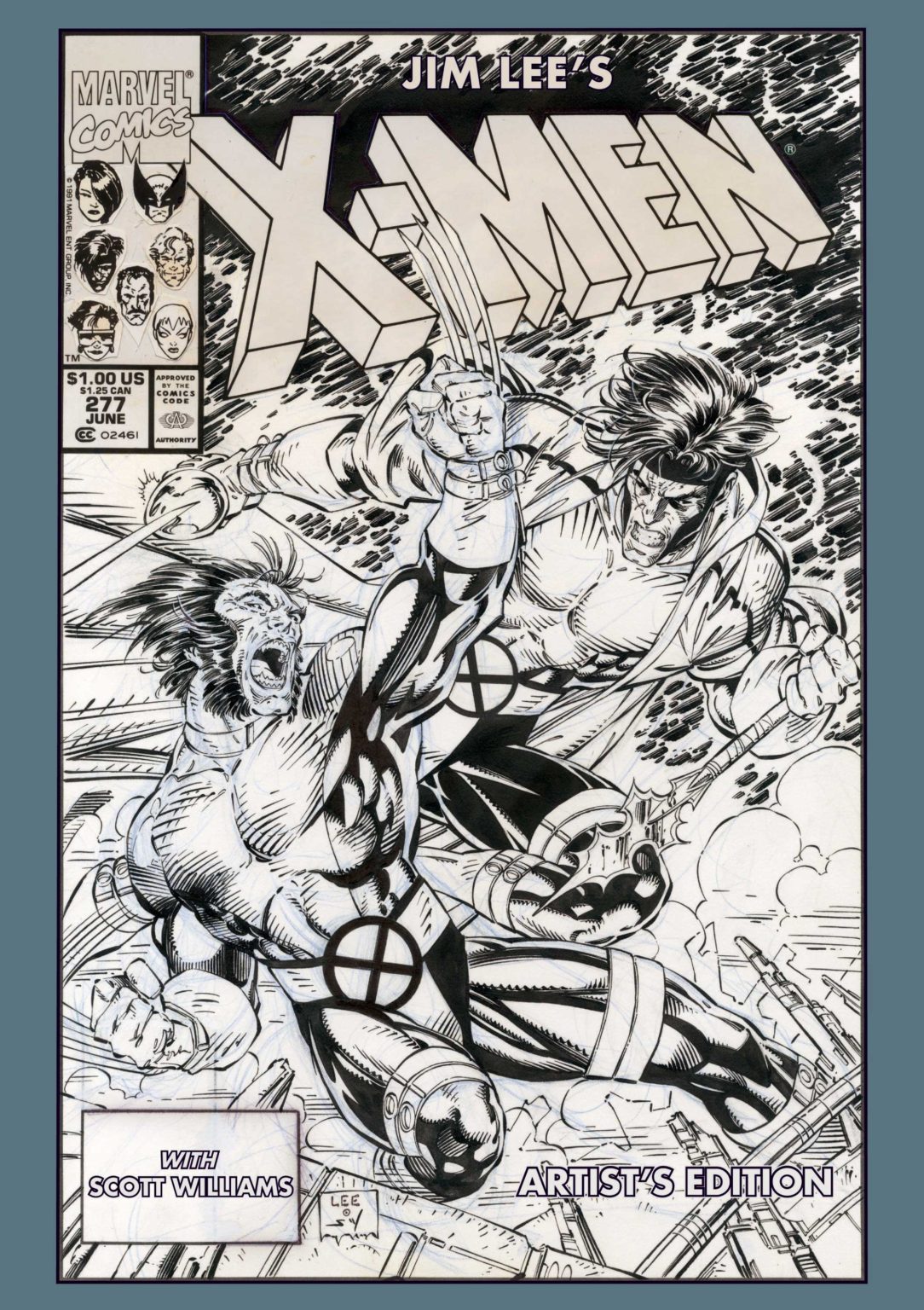 IDW Publishing announces Jim Lee’s X-Men Artist’s Edition Jim Lee X-Men