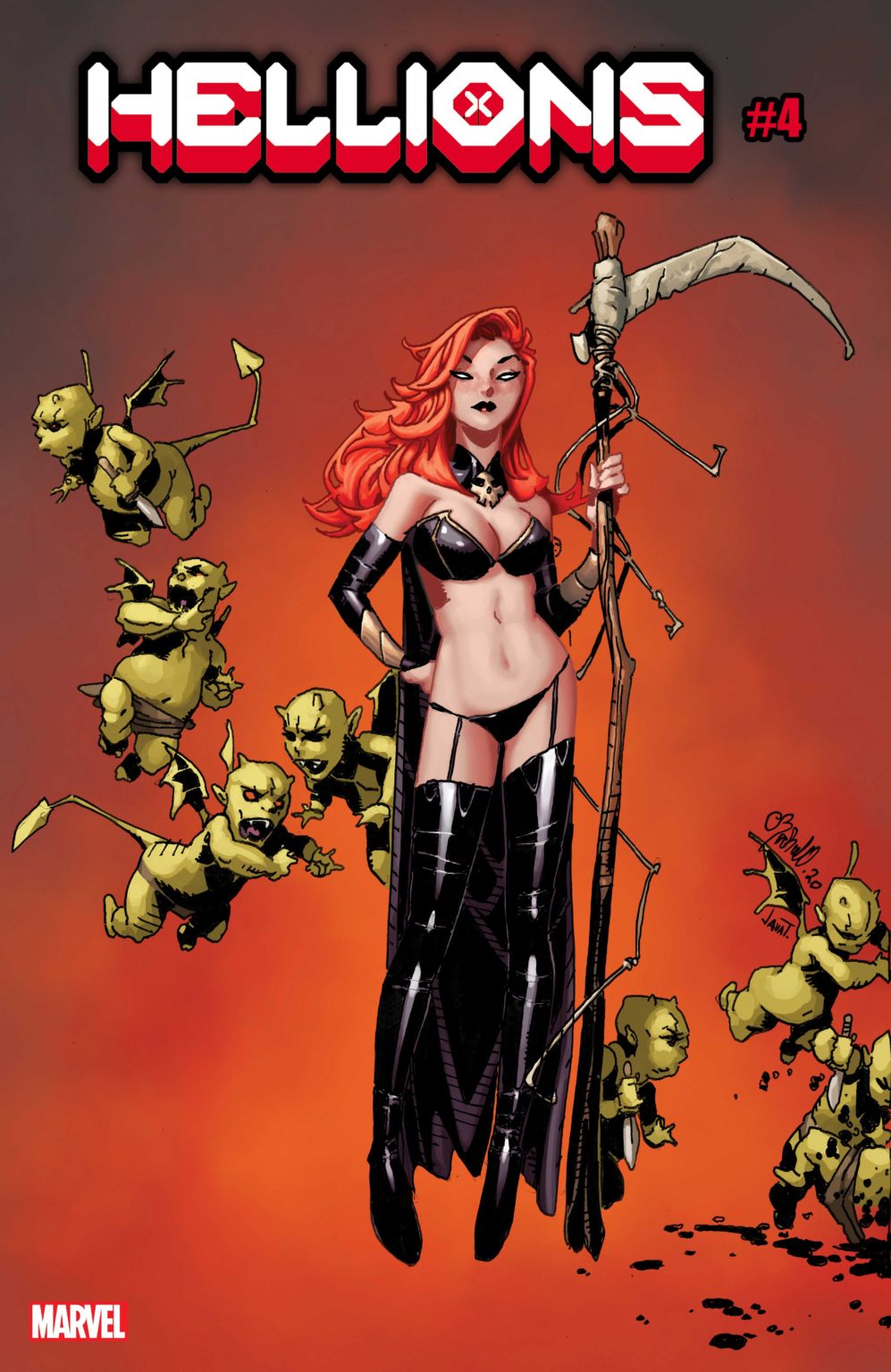 Chris Bachalo covers Hellions #4 Hellions #4 Variant Cover