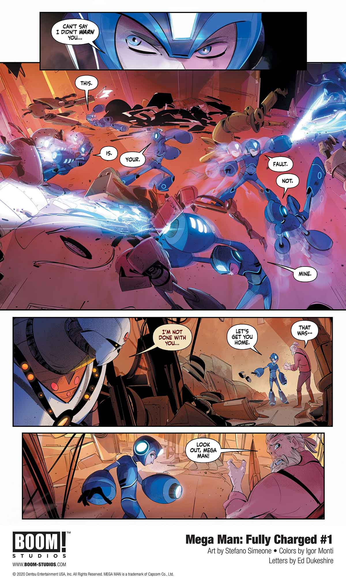 First Look Mega Man Fully Charged 1 Major Spoilers Comic Book Previews