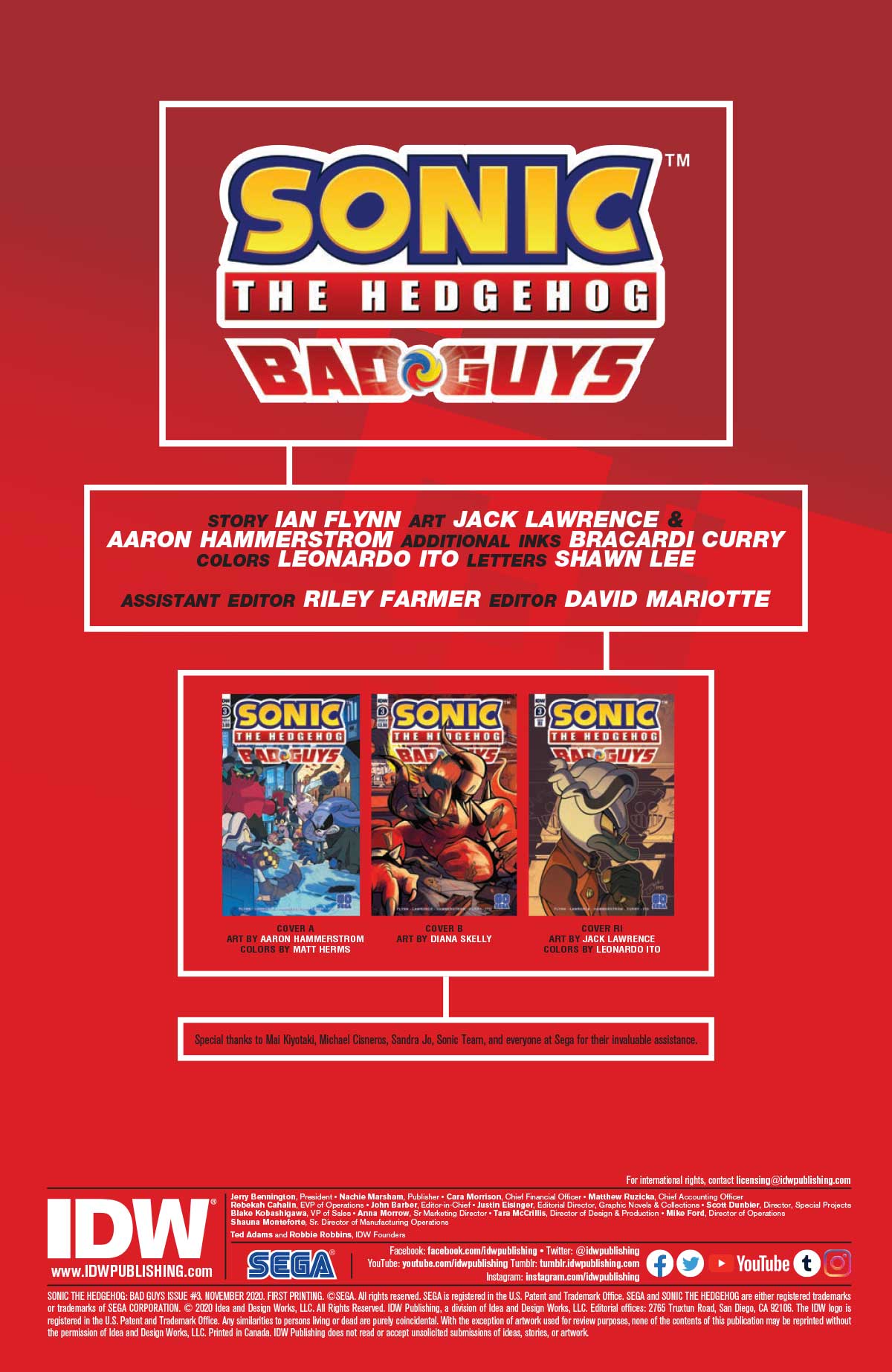 Inside The Pages: Sonic IDW Bad Guys #3