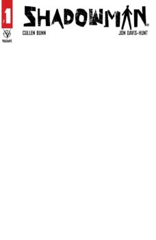 SHADOWMAN 01 COVER BLANK VARIANT