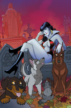 Dynamite Entertainment has gone to the dogs 1 vengance of vampirella DOGS cvr