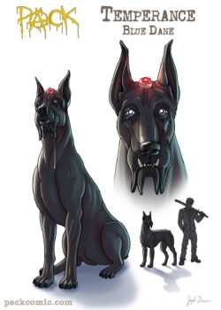 Oneshi Press releases PACK 3: Temperance 3 PACK Character Design Reference Sheet Temperance