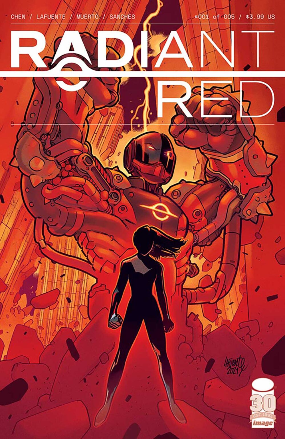 Image Comics announces Radiant Red mini-series Radiant Red
