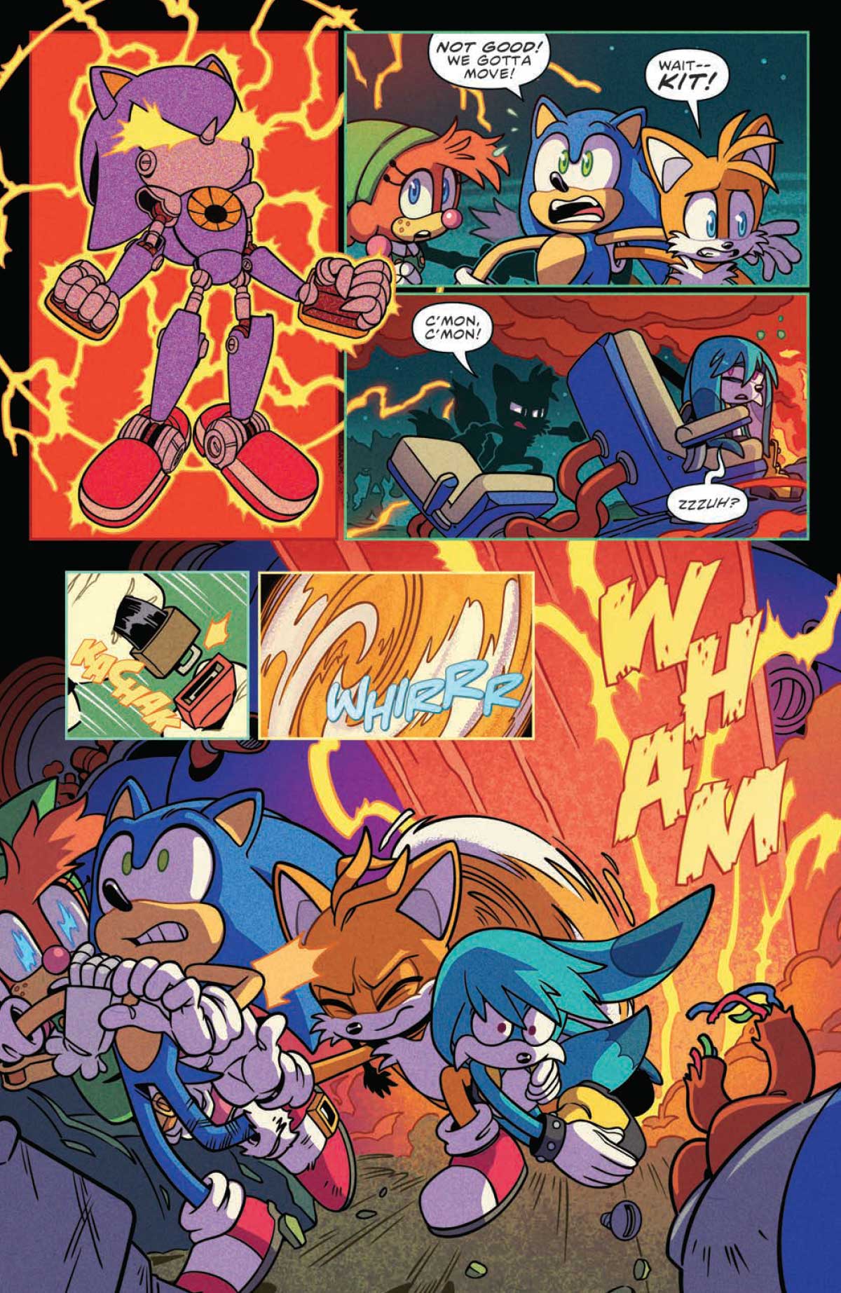 Sonic the Hedgehog #56 Cover C 1 for 10 Incentive Fourdraine