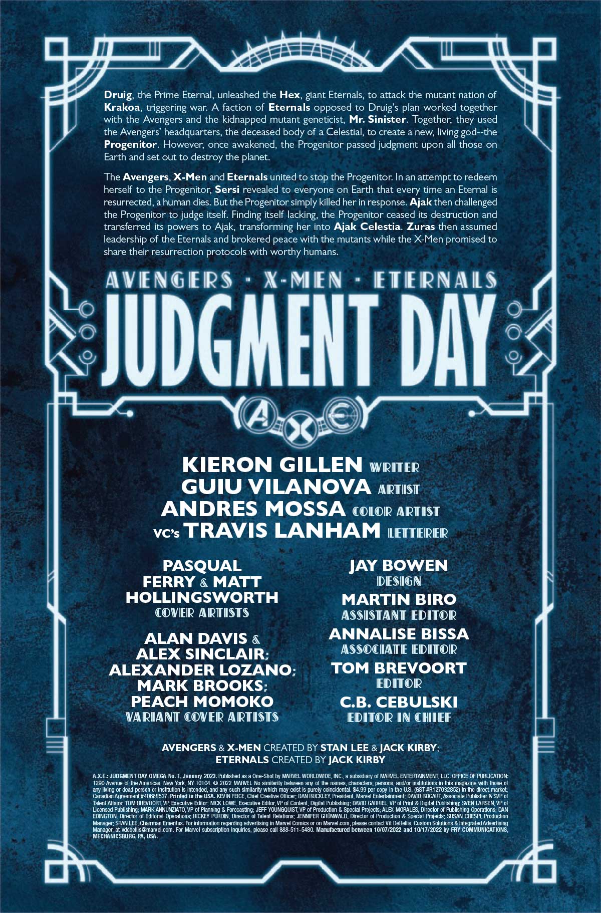 PREVIEW: A.X.E.: Judgment Day Omega #1 — Major Spoilers — Comic Book ...