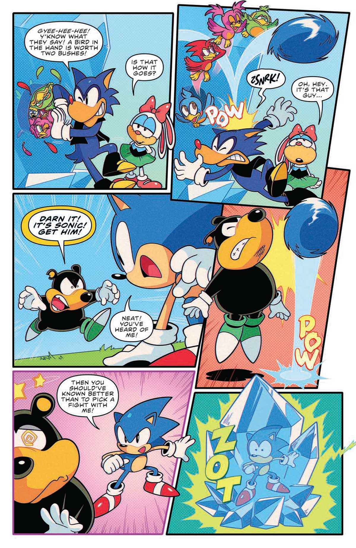 Preview – Sonic the Hedgehog: Scrapnik Island #2 (IDW Publishing) – BIG  COMIC PAGE