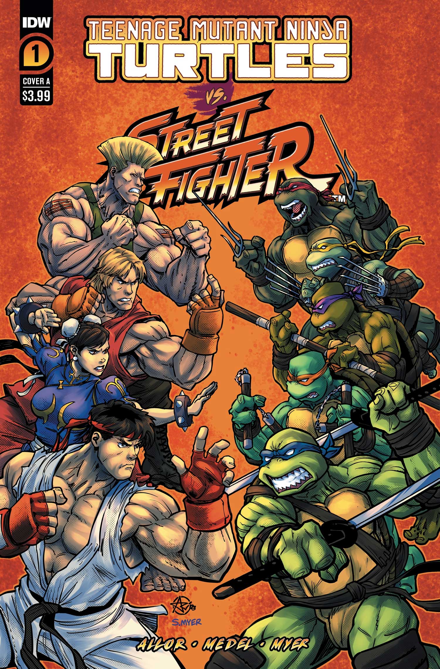 Teenage Mutant Ninja Turtles take on Street Fighter in new crossover