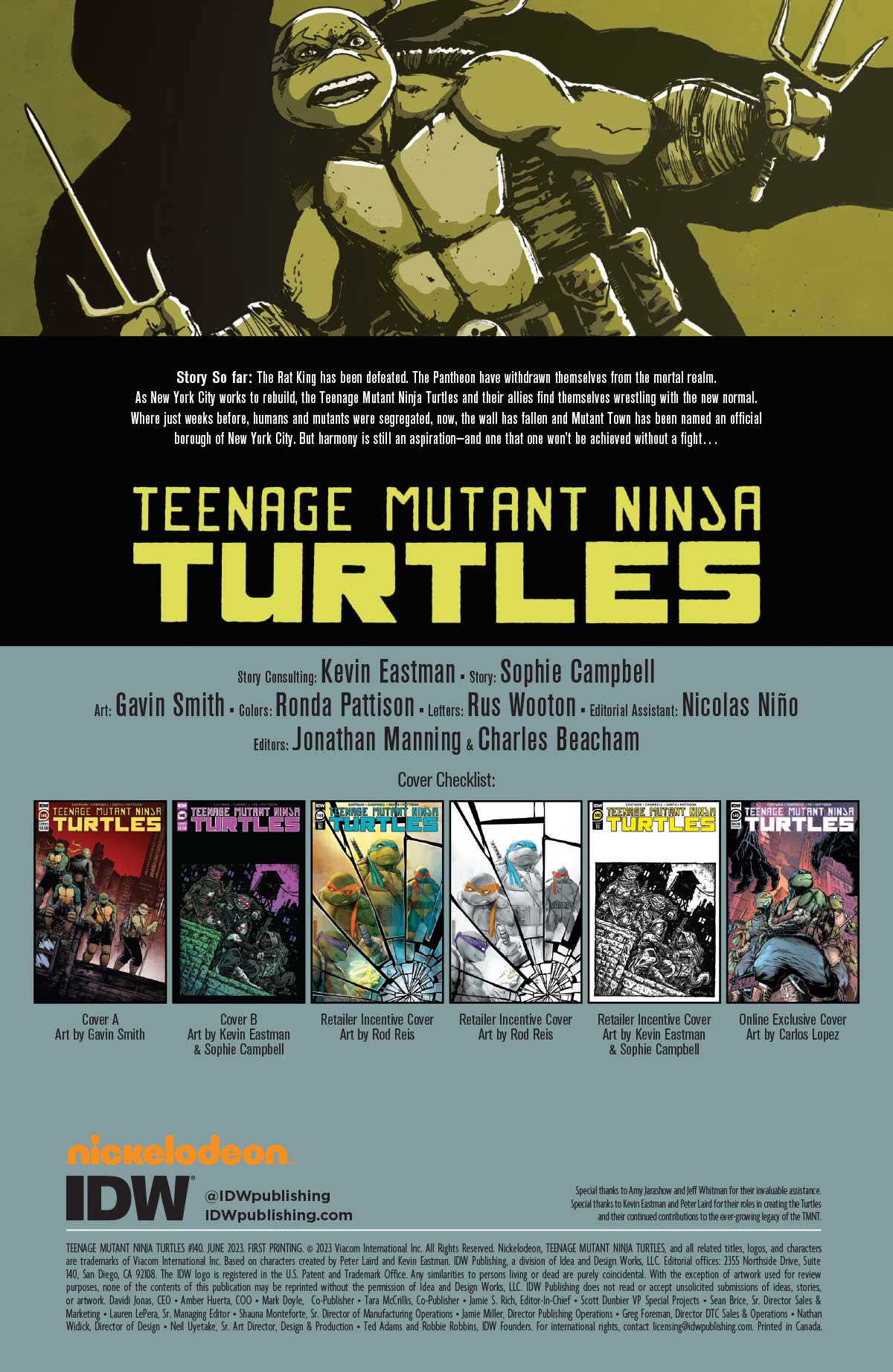 TMNT #140 - 2023 Online Exclusive