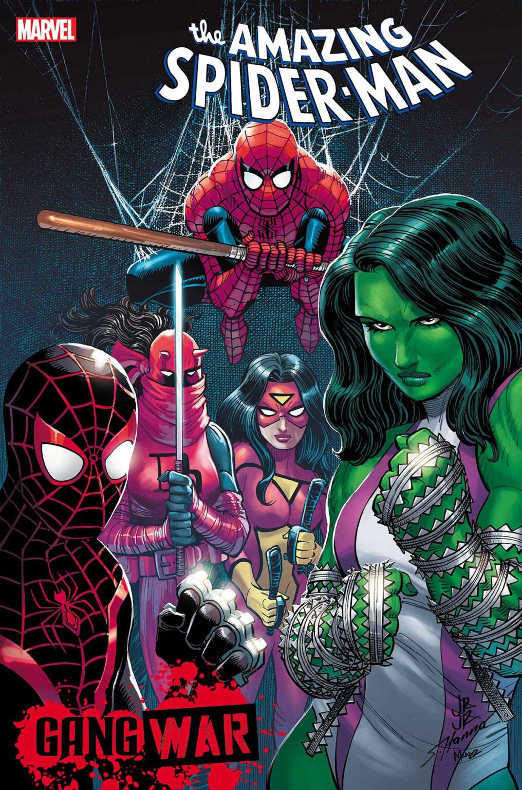 Spider-Man declares war against his greatest supervillains ASM2022039 cover GangWar
