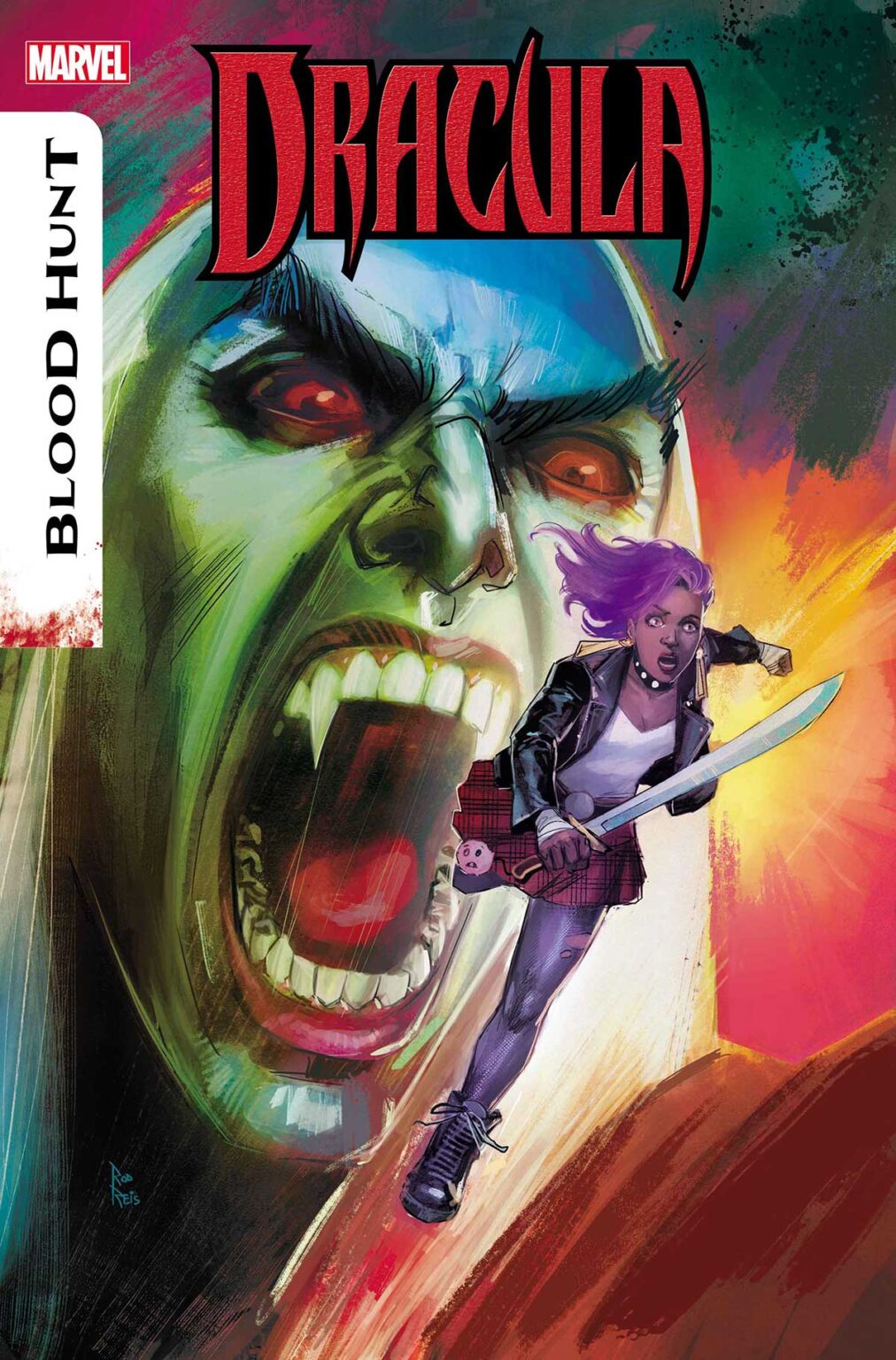 Brielle Brooks takes on Dracula in Blood Hunt tie-in mini-series DRACBH2024001 Cover