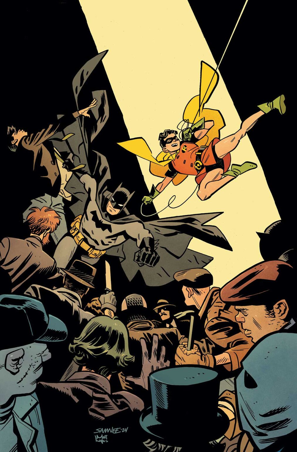 Waid and Samnee team for Batman and Robin: Year One Batman and Robin Year One 1 Main Samnee