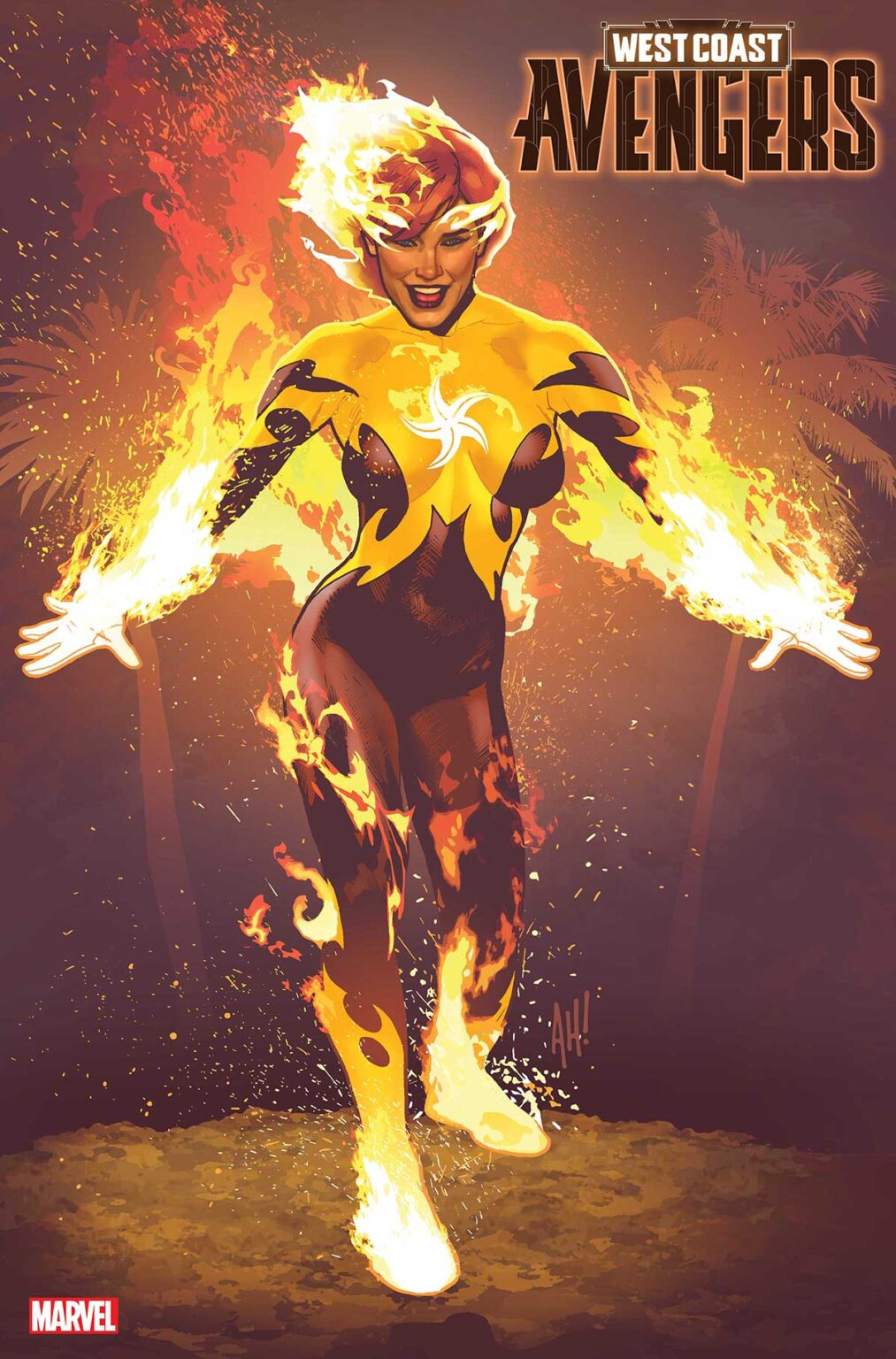 Adam Hughes covers West Coast Avengers #1 WCAVEN2024001 Hughes Foil