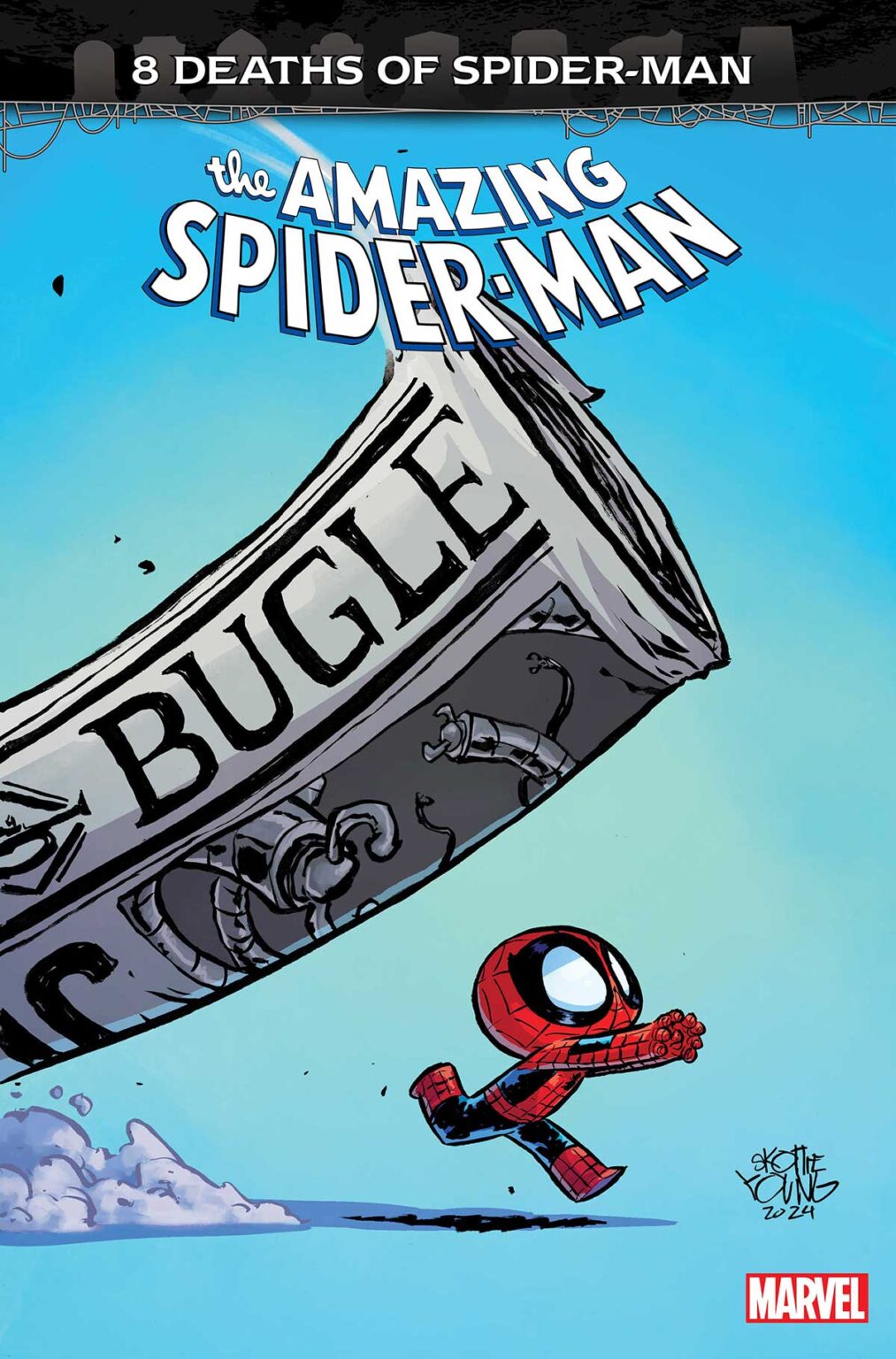 Skottie Young covers the ‘8 Deaths of Spider-Man’ ASM2022061 Young 8Deaths