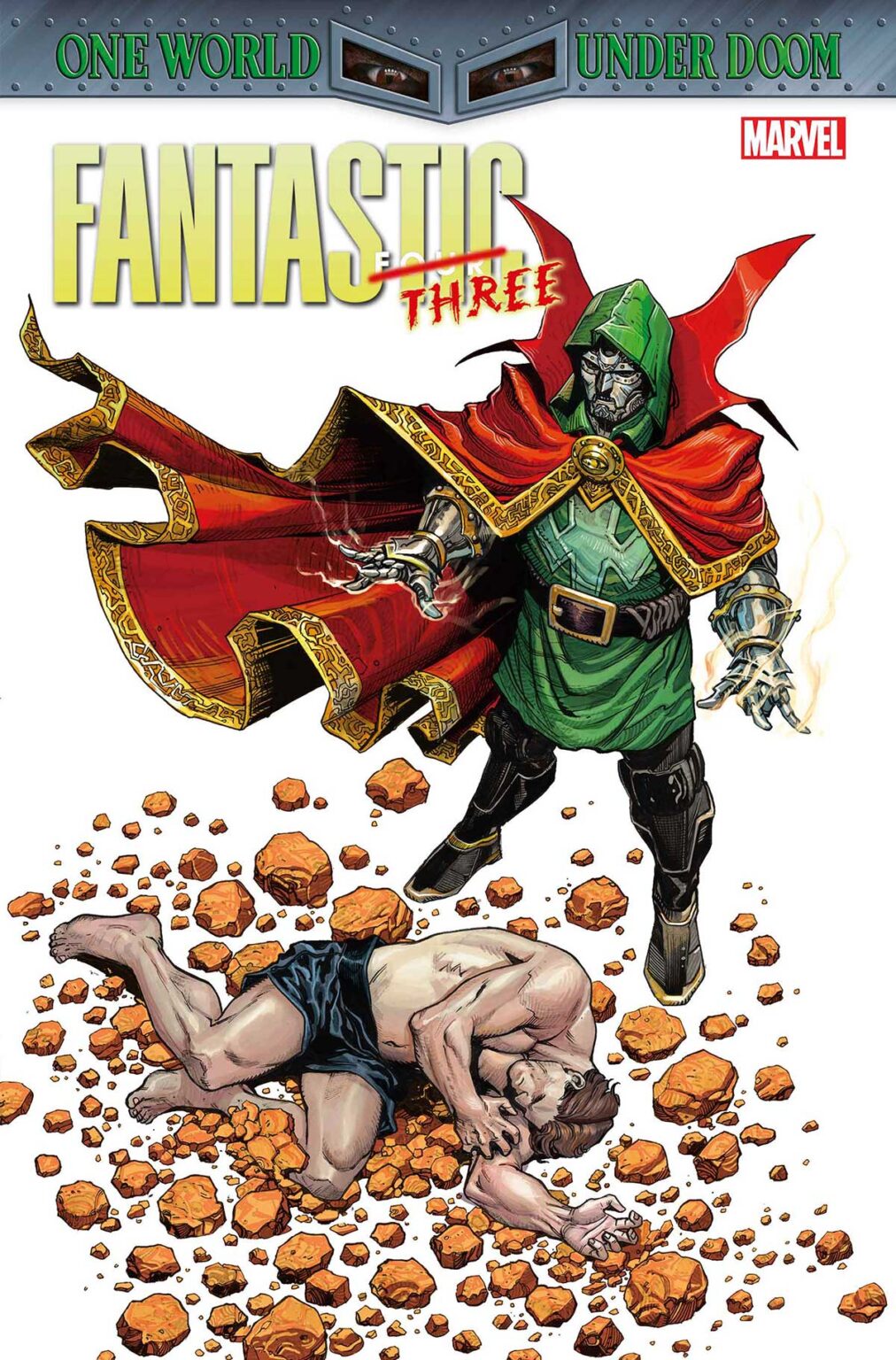 The Fantastic Four become The Fantastic Three!? FF2022030 Cover