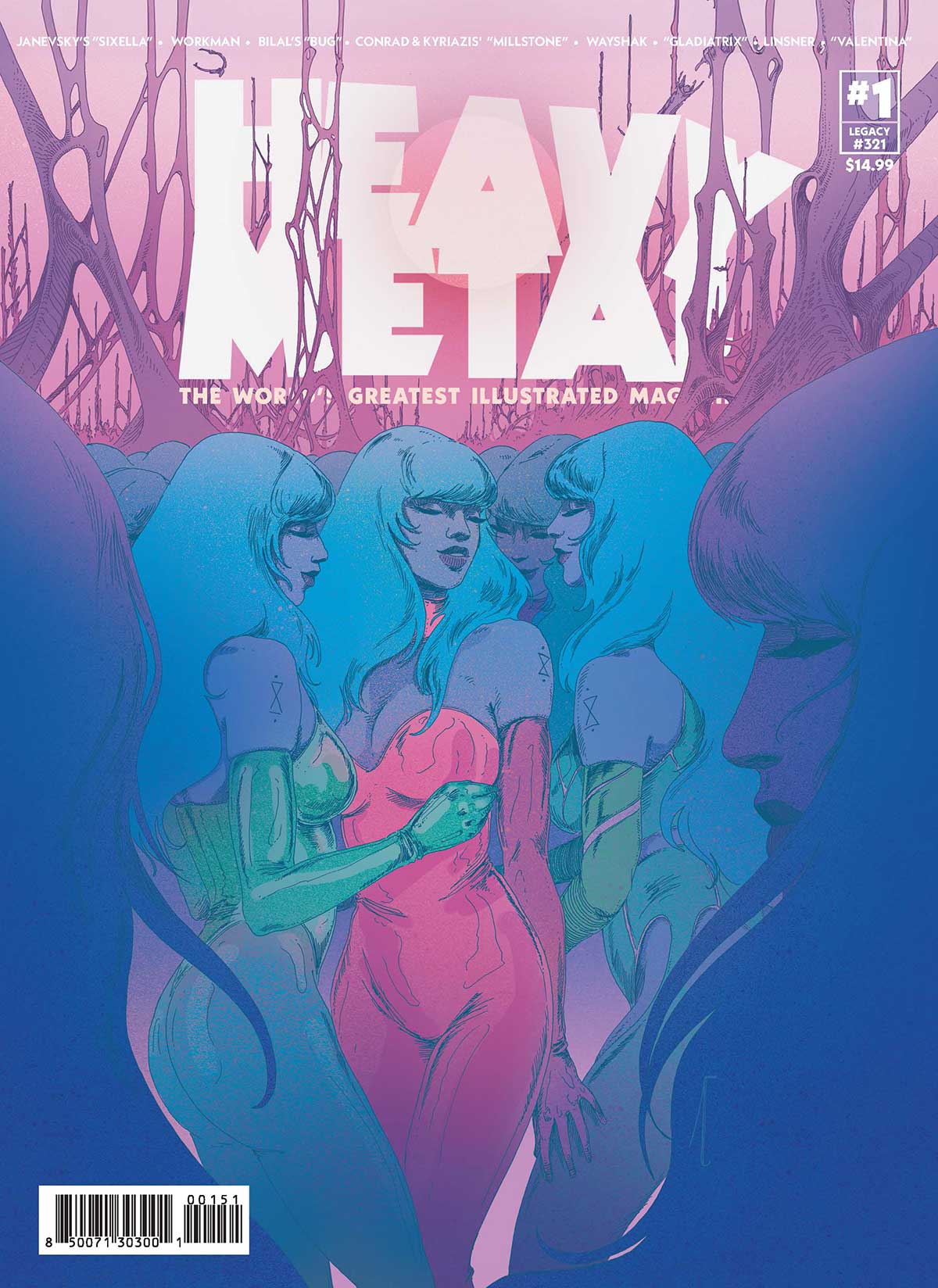 Heavy Metal Magazine relaunches with new #1 5 HM 01 Cover E JANEVSKY