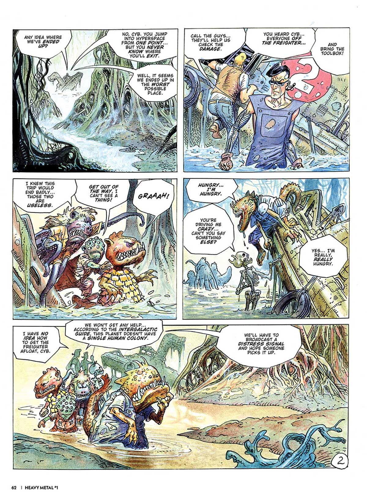 Heavy Metal Magazine relaunches with new #1 25 RGB HM 01 62 Burton Cyb