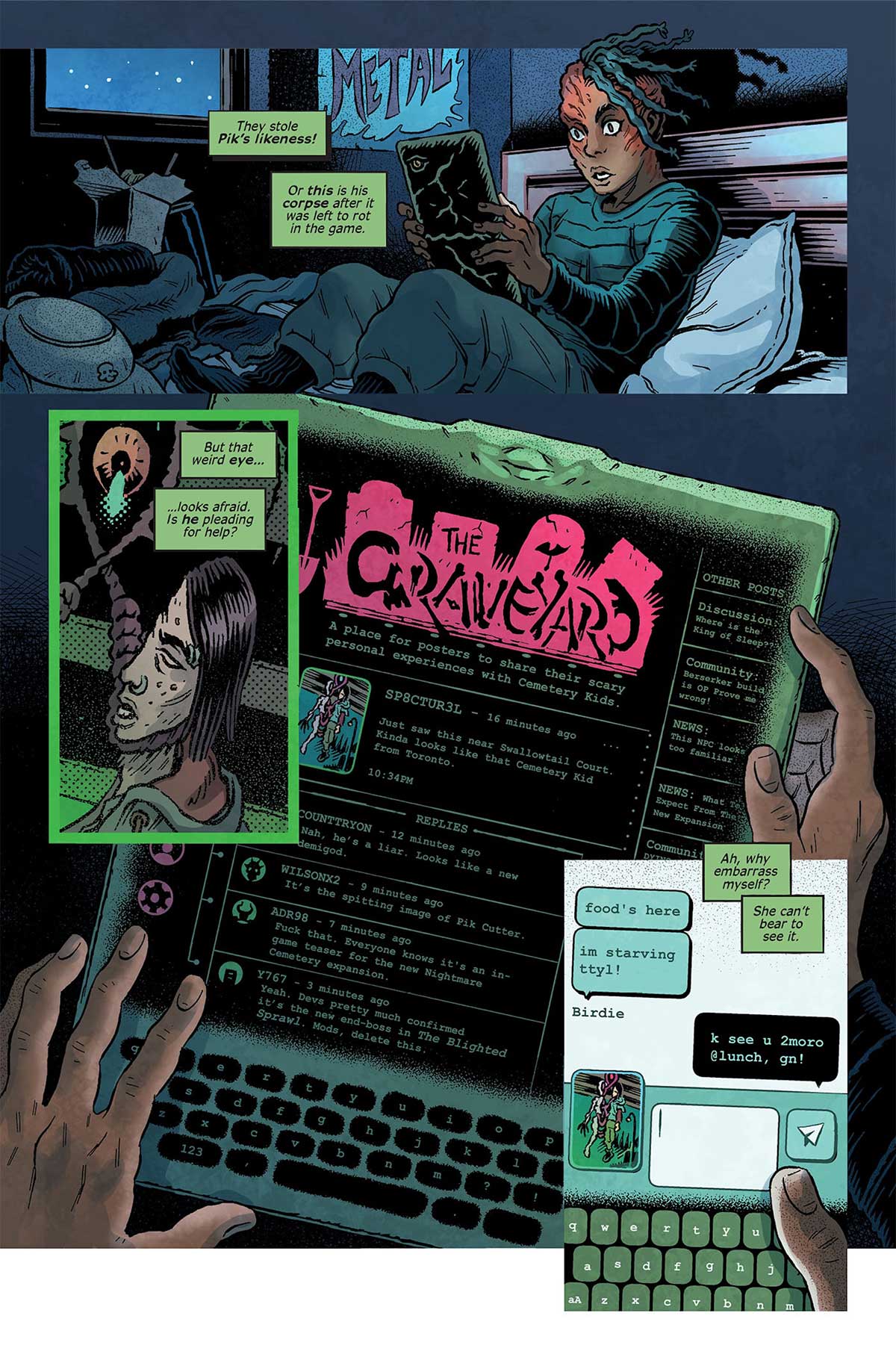 FIRST LOOK: Cemetery Kids Run Rabid #1 6 CKRR 001 SamplePage02