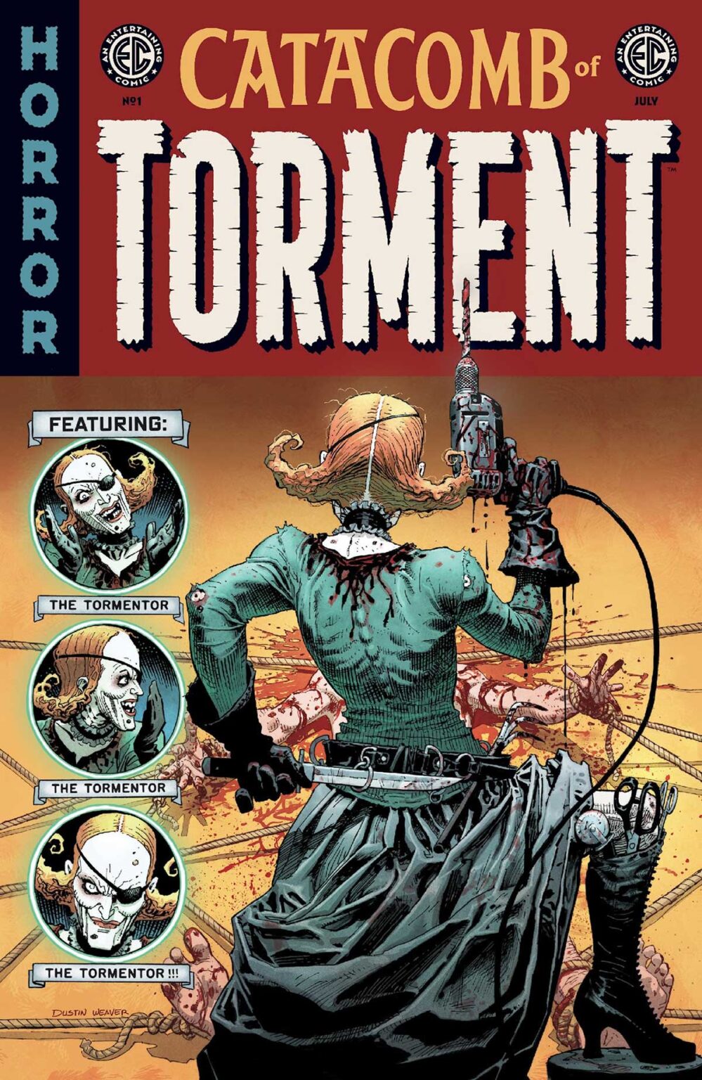 FIRST LOOK: EC Catacomb of Torment #1 EC CATACOMB 001 Horror Host WEAVER