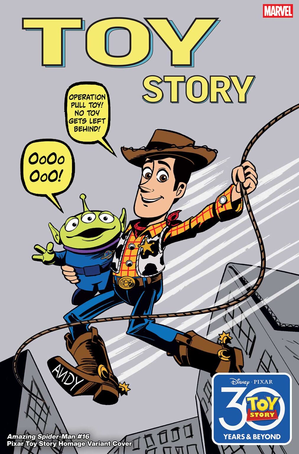 Toy Story celebrates 30th anniversary with variant covers ASM2025016 ToyStoryHomage