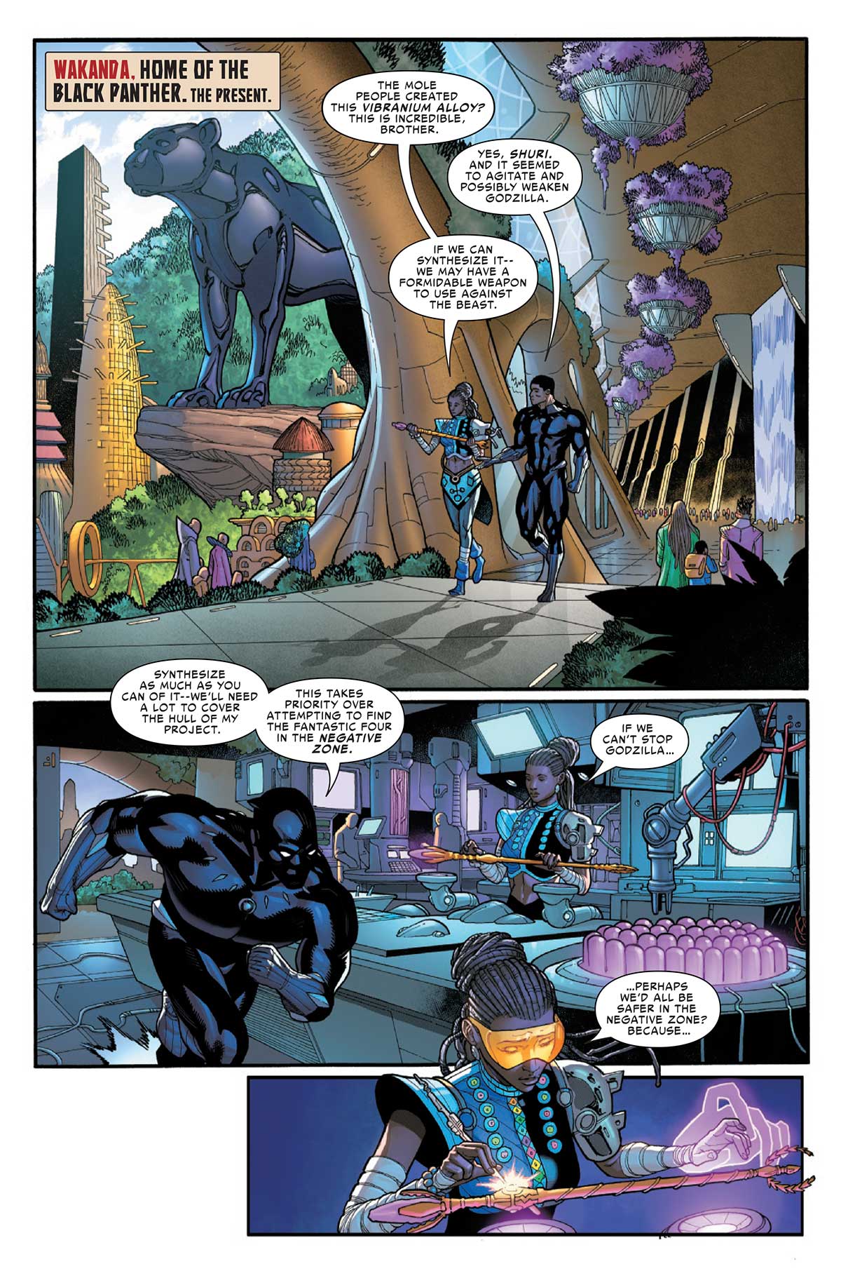 PREVIEW: Godzilla Destroys The Marvel Universe #2 2 GODZILLADESTROYSMU2025002 Preview 2