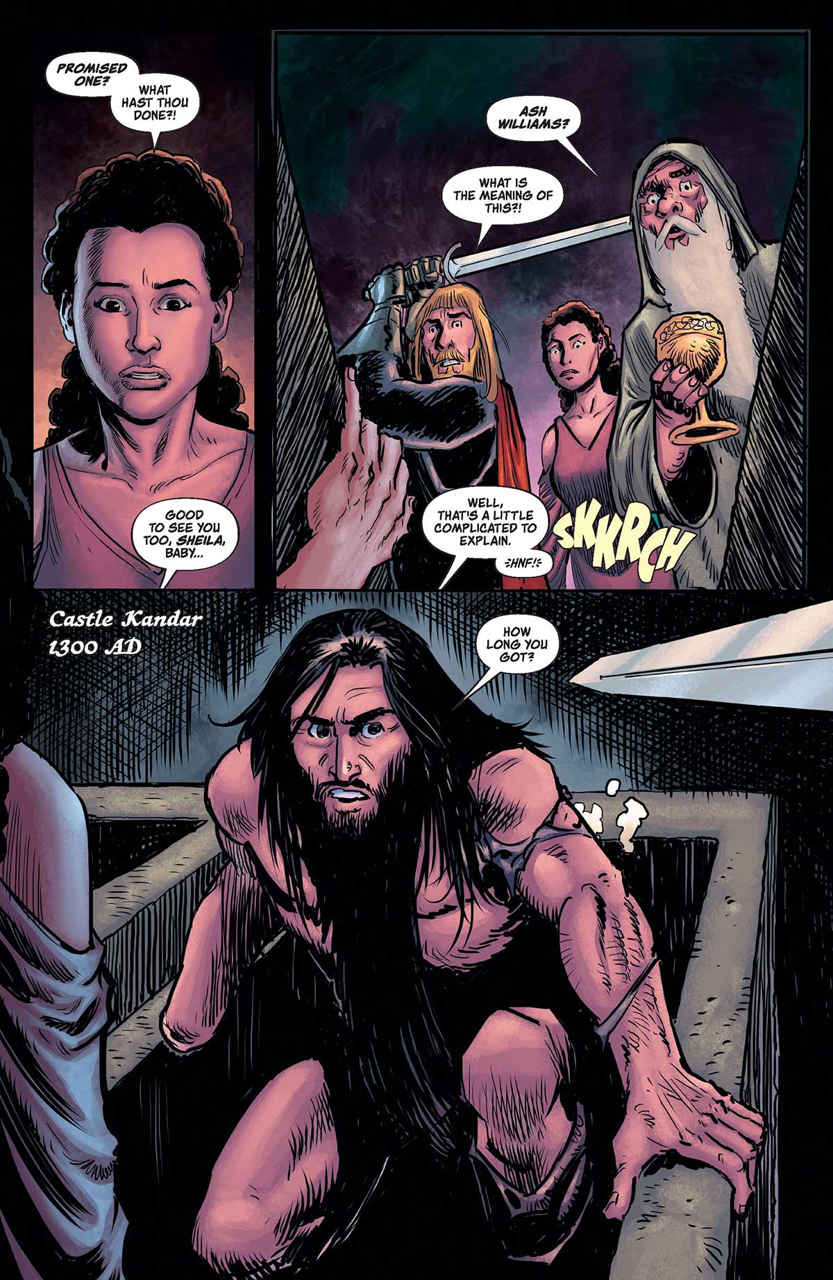 PREVIEW: Red Sonja vs. The Army of Darkness #5 5 RedSonja Vs TheArmyOfDarkness 05 Page 1