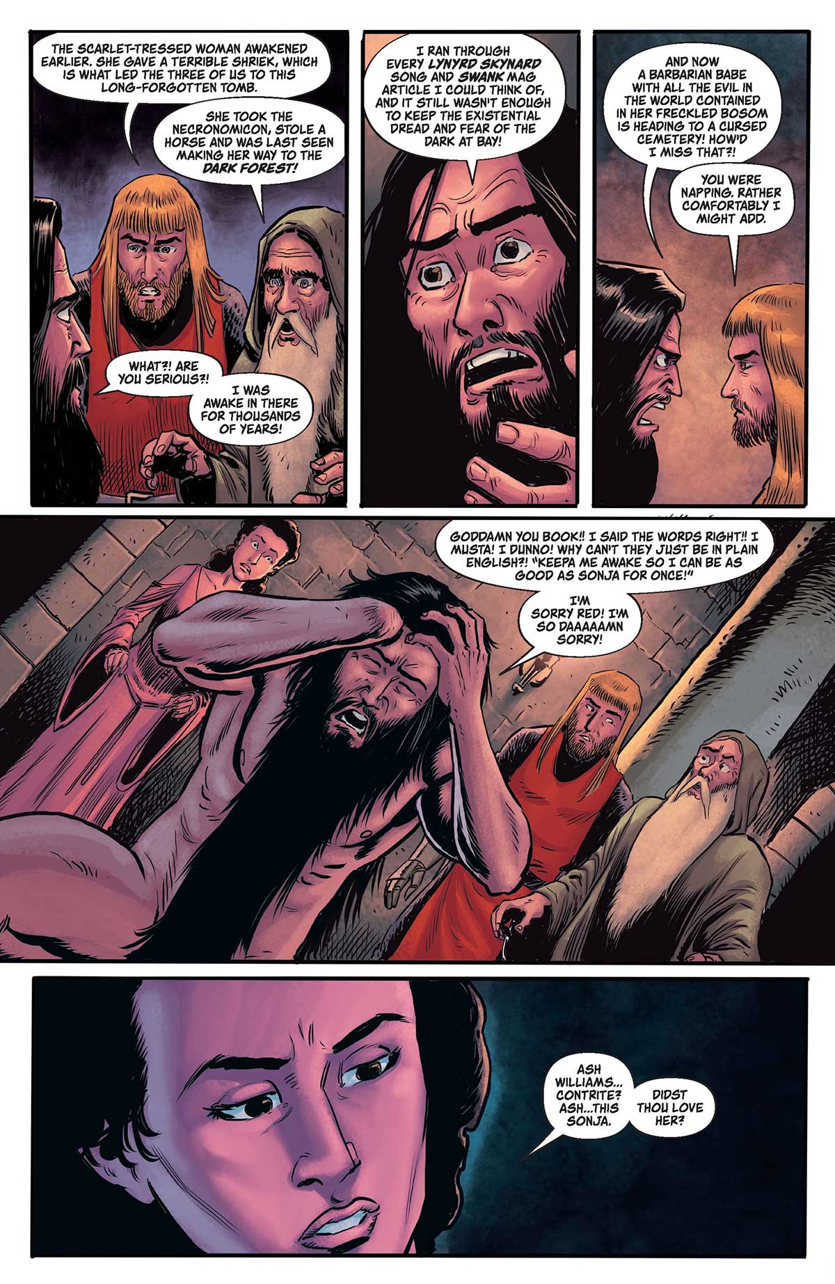 PREVIEW: Red Sonja vs. The Army of Darkness #5 7 RedSonja Vs TheArmyOfDarkness 05 Page 3