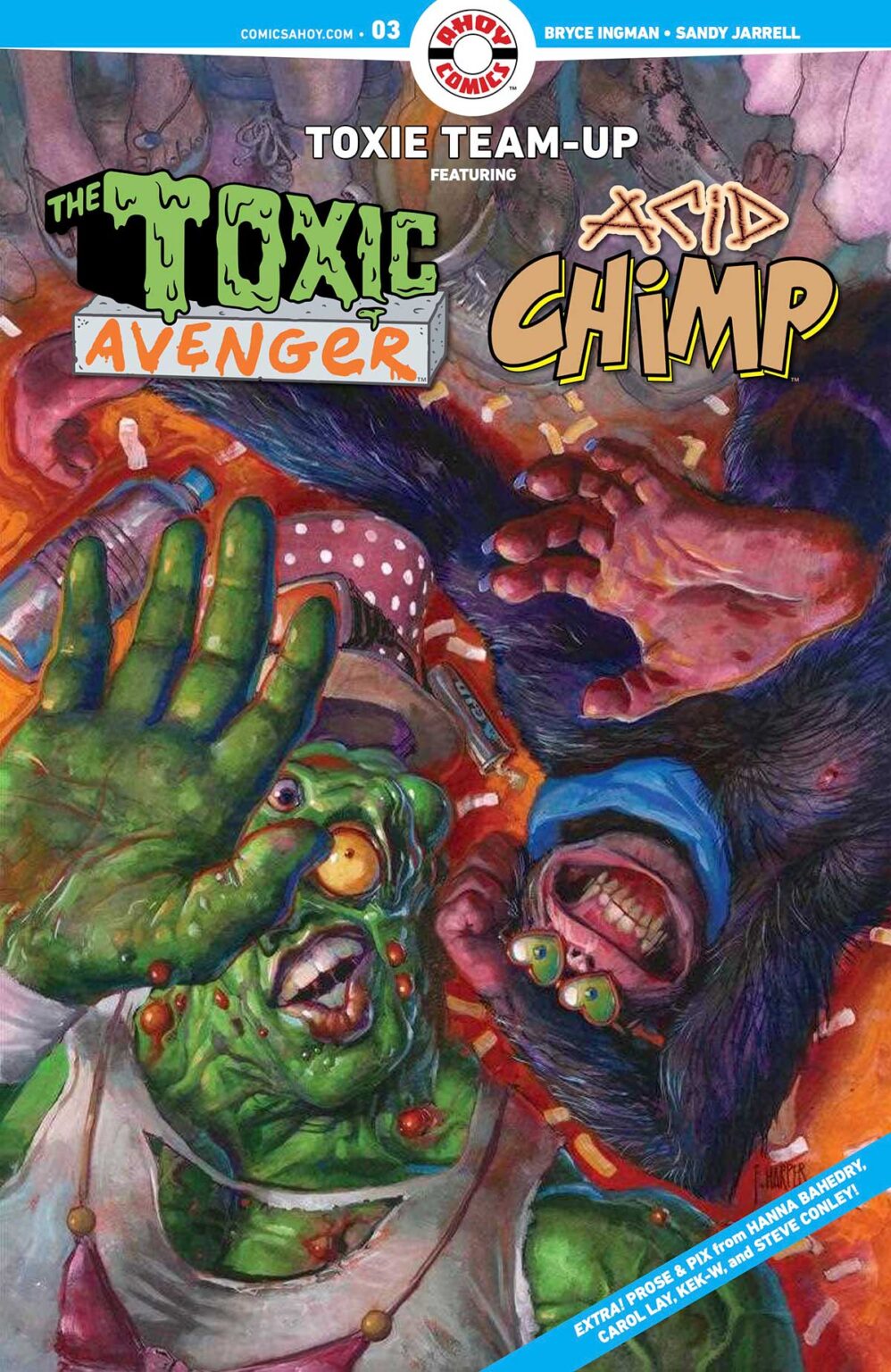 PREVIEW: Toxie Team-Up #3 TOXIC AVENGER TEAM UP 03 cover A