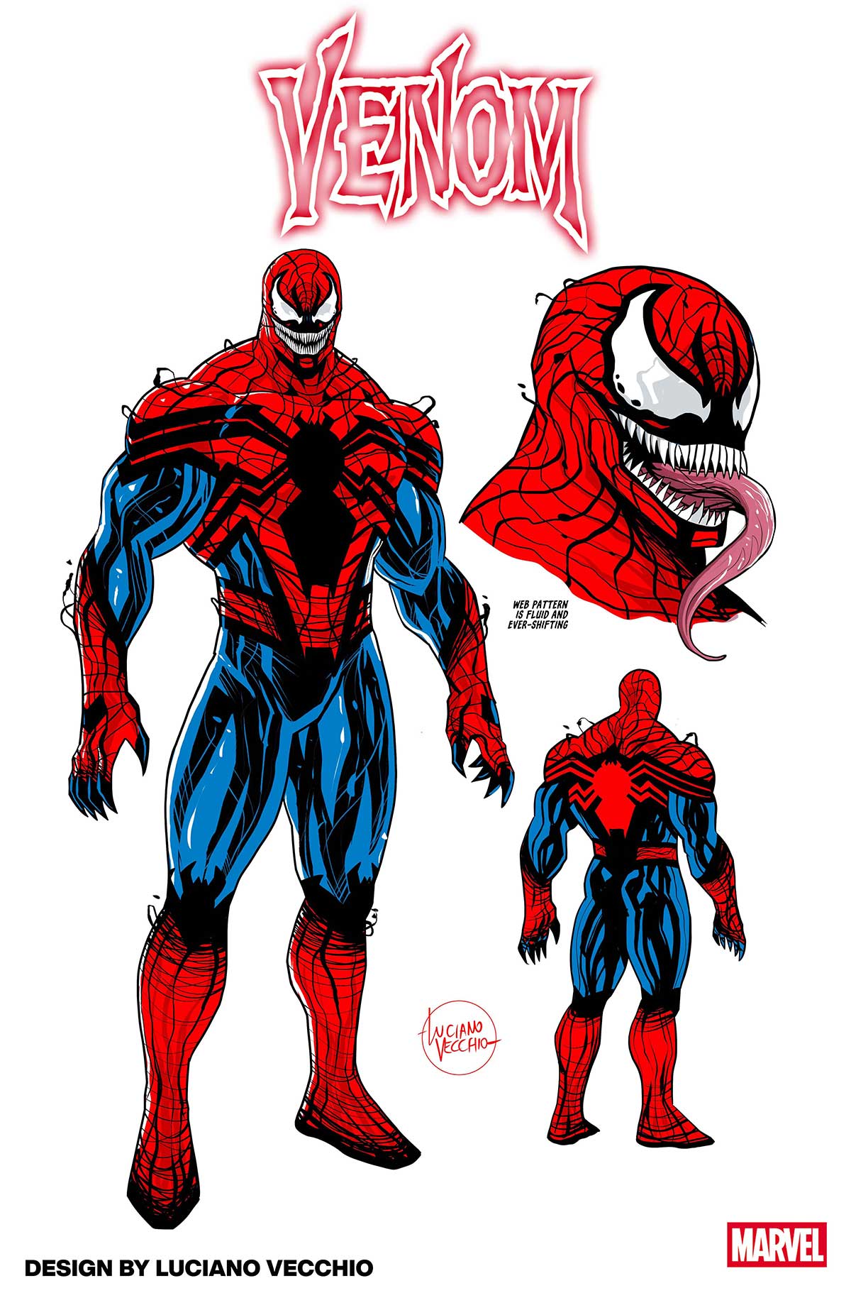 A new Symbiote suit emerges on Battleworld 3 Vecchio Venom Design