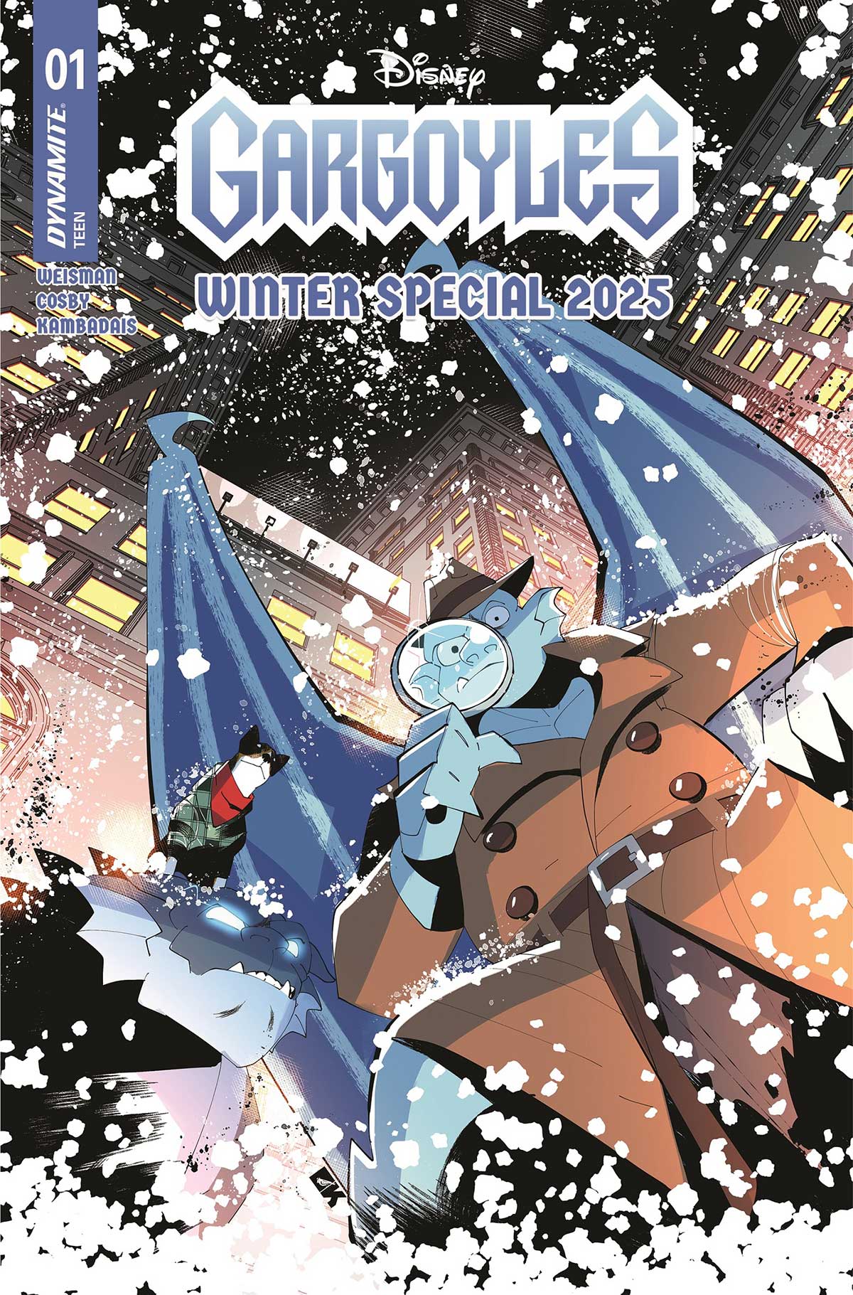Dynamite announces Gargoyles Winter Special 2 GargoylesWinter 01 B Kambadias