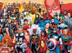 Wayne’s Comics, Wayne Hall, Batman, Marvel, DC, crossover, event, Captain America, Quicksilver, Scarlet Witch, Hawkeye, Kurt Busiek, George Perez, JLA, Avengers, West Coast Avengers, Great Lakes Avengers, MCU, 