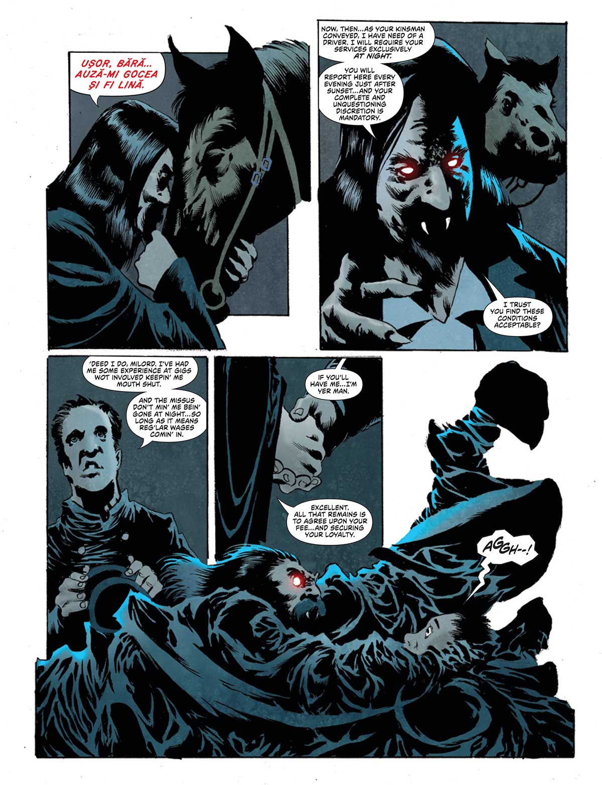 Dracula heads to London in The Count 4 DRAC 3 p 8