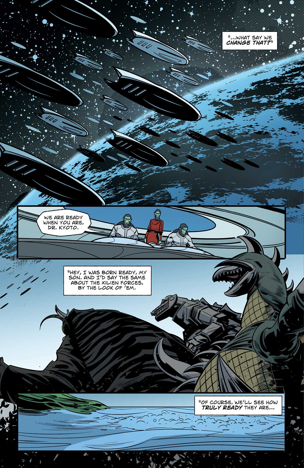 PREVIEW: Godzilla: Here There Be Aliens #5 6 GZ HTBA 05 6