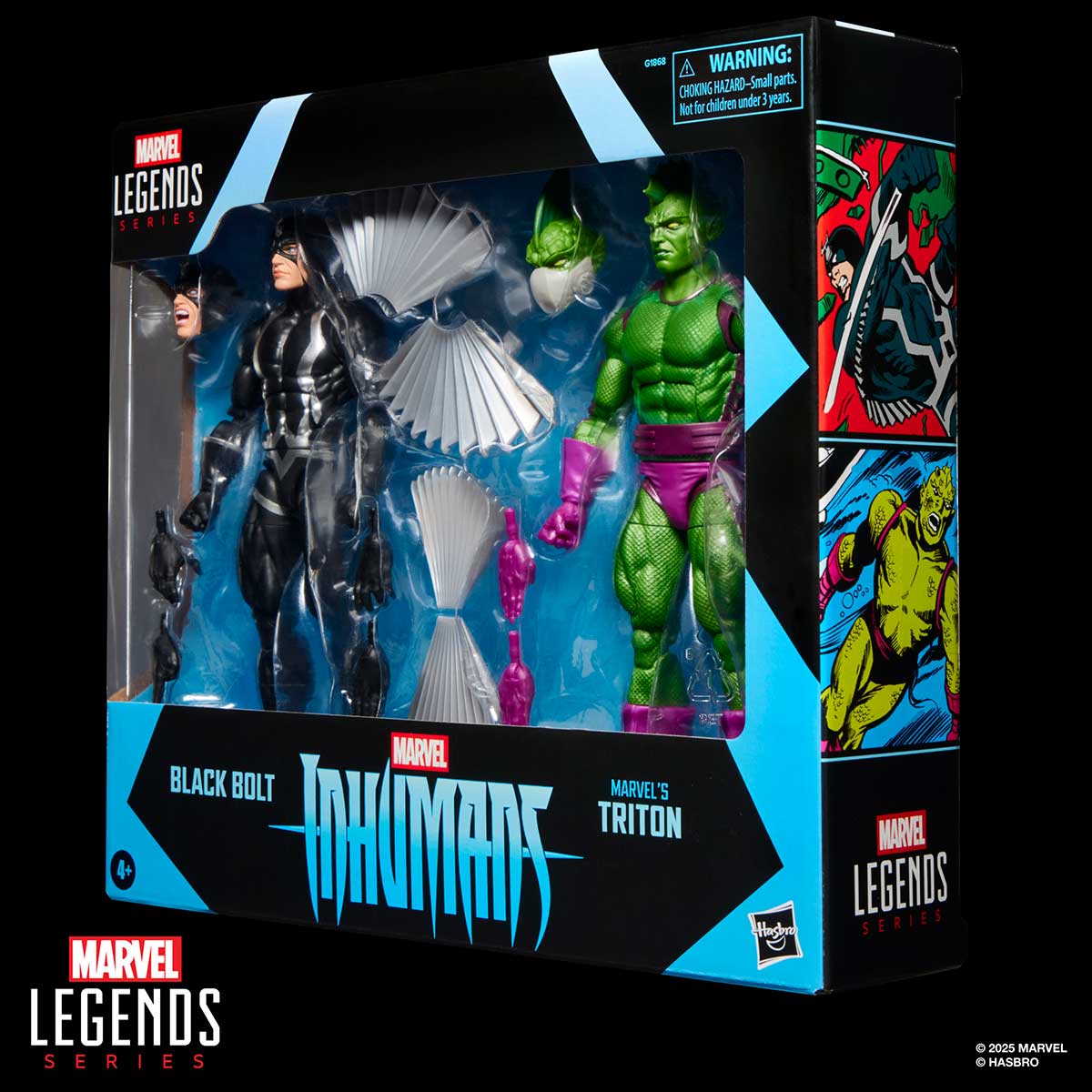New Marvel Legends action figures announced 93 MARVEL LEGENDS SERIES INHUMANS BLACK BOLT MARVELS TRITON Package 2