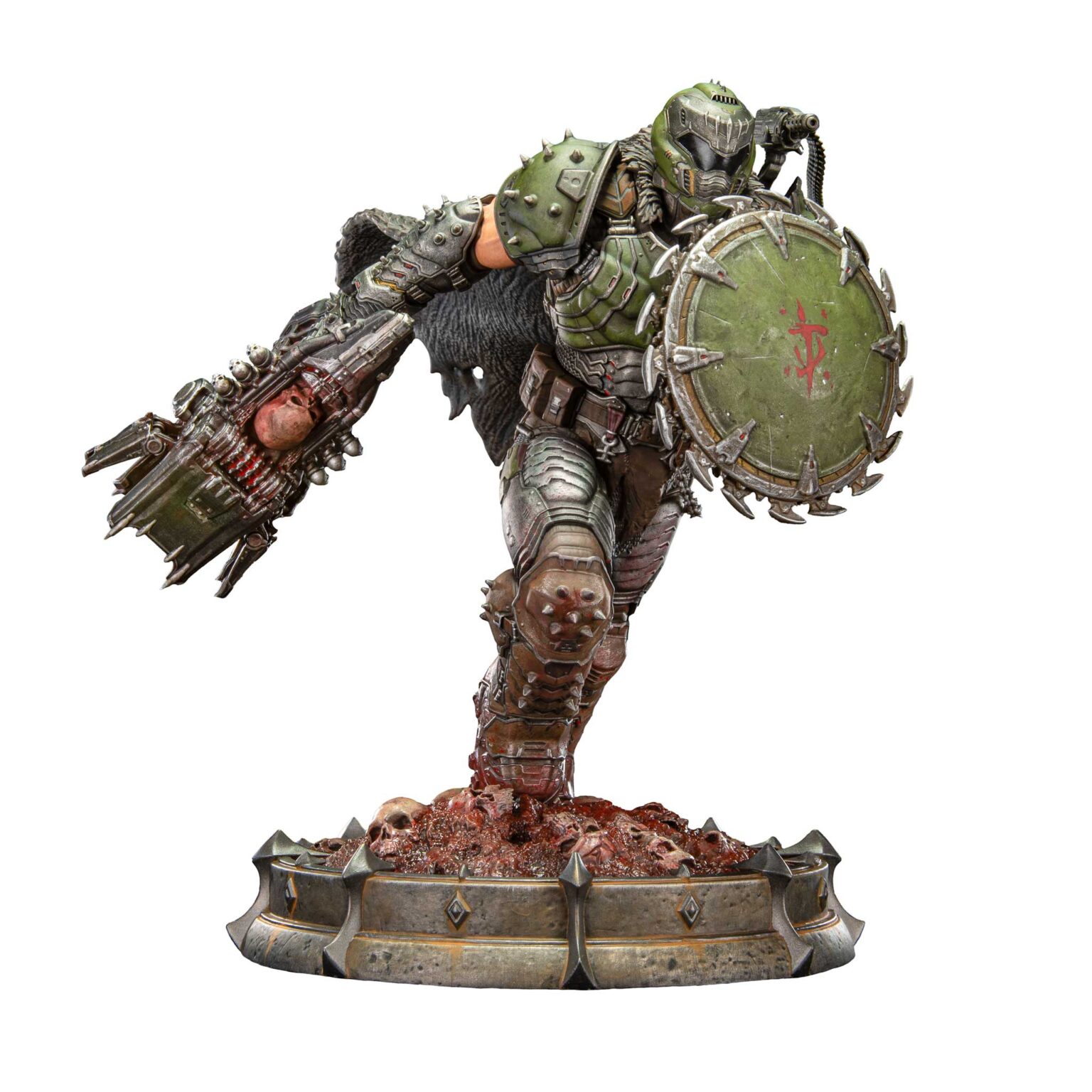 doom slayer statue
