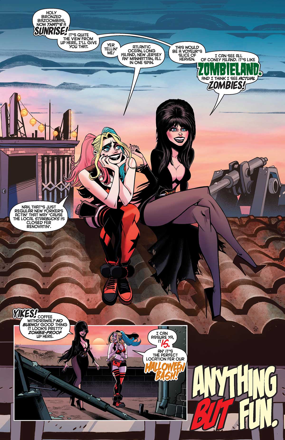 PREVIEW: Harley Quinn X Elvira #2 5 HarleyQuinn Elvira 02 Page 1