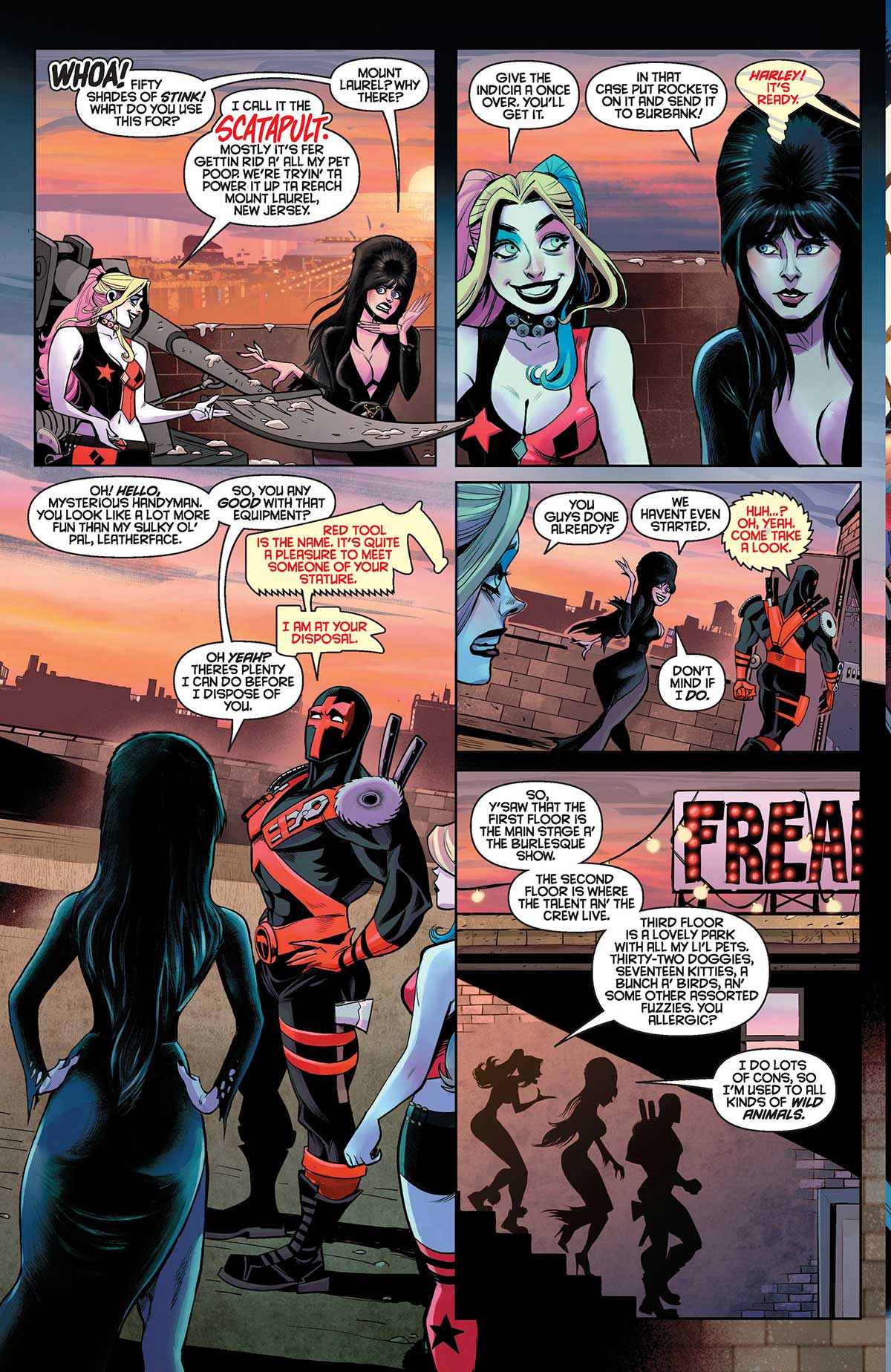 PREVIEW: Harley Quinn X Elvira #2 6 HarleyQuinn Elvira 02 Page 2