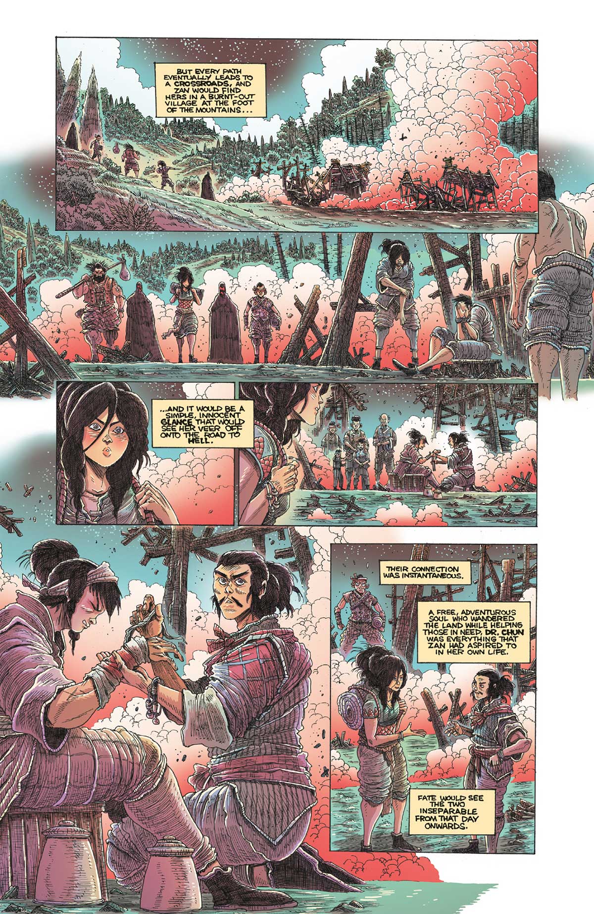 PREVIEW: Orphan and the Five Beasts: Bath of Blood #3 5 OATFB2 i3 PR BKP 4