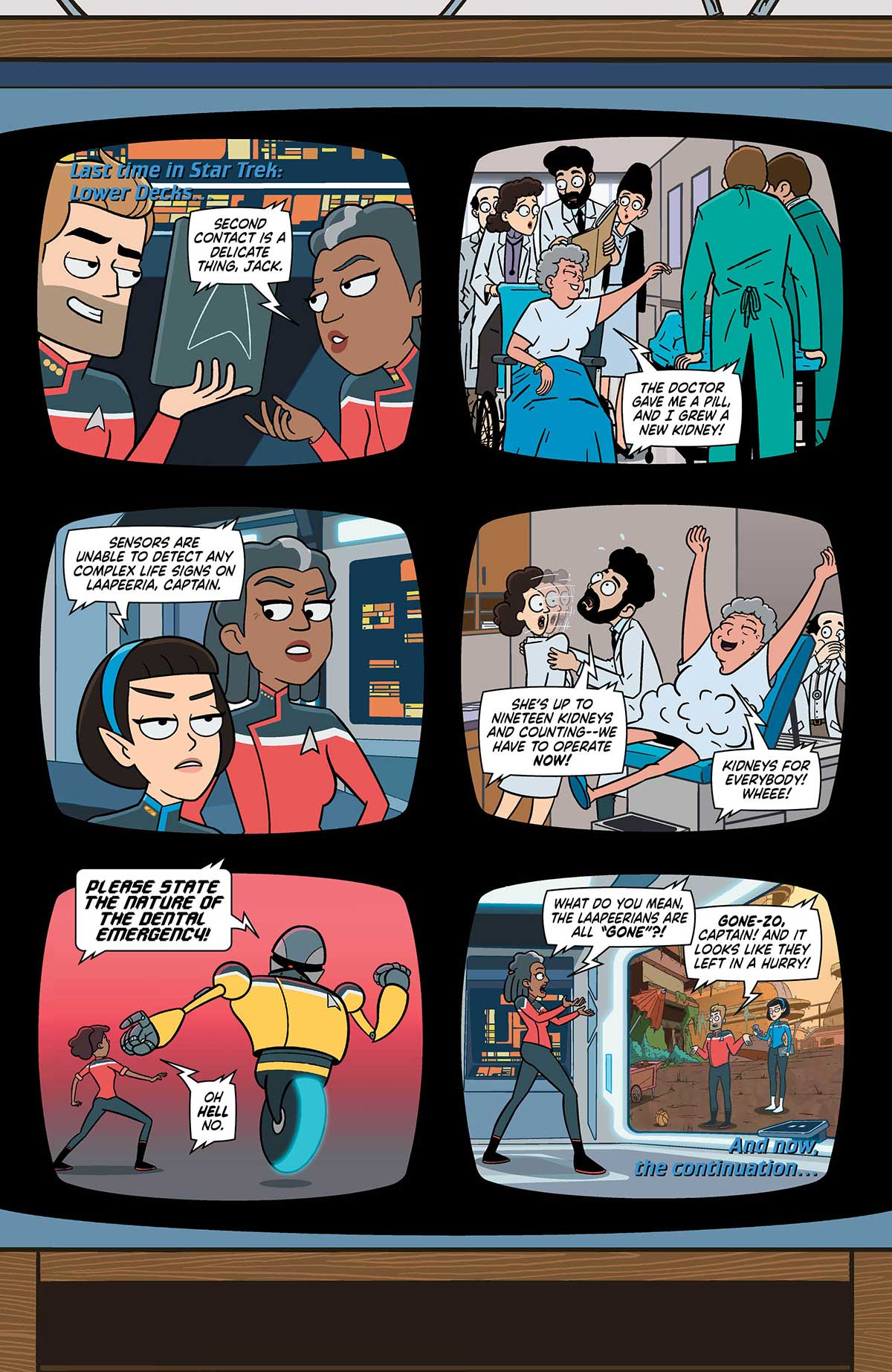 PREVIEW: Star Trek: Lower Decks #14 3 ST LowerDecksII14 int