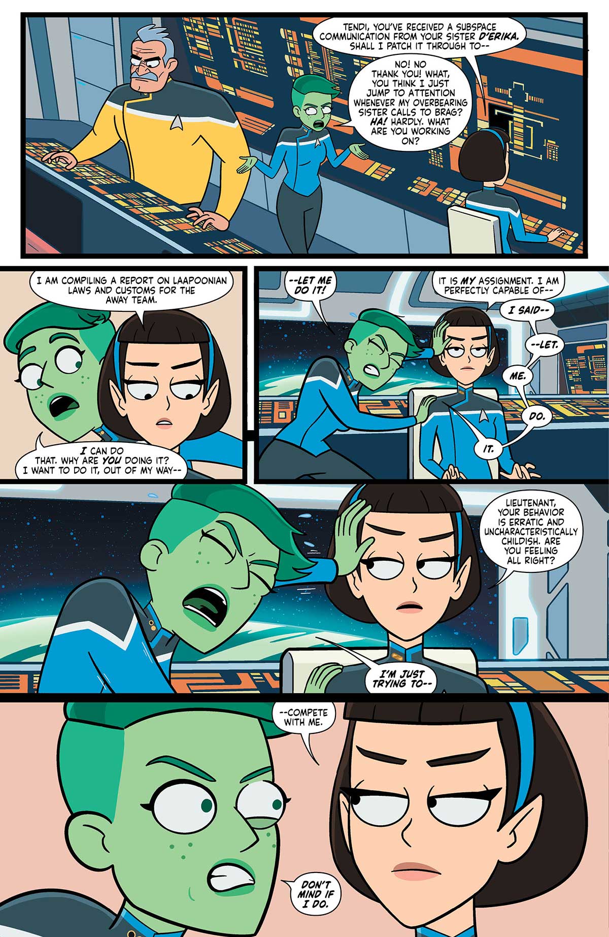 PREVIEW: Star Trek: Lower Decks #14 6 ST LowerDecksII14 int4
